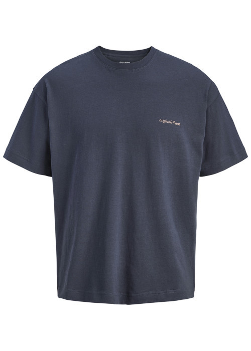 T-shirt en coton anthracite imprimé avec une...