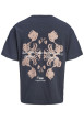 Thumbnail T-shirt en coton anthracite imprimé avec une coupe droite et un col rond - Image 2