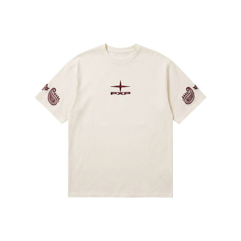 Project X - T-shirt Blanc Uni Avec Une Coupe Droite Et Des Manches Courtes - Blanc Project X - T-shirt Blanc Uni Avec Une Coupe Droite Et Des Manches Courtes - Blanc