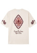 Thumbnail T-shirt blanc uni avec une coupe droite et des manches courtes - Image 2
