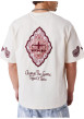 Thumbnail T-shirt blanc uni avec une coupe droite et des manches courtes - Image 4