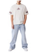 Thumbnail T-shirt blanc uni avec une coupe droite et des manches courtes - Image 5