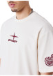 Thumbnail T-shirt blanc uni avec une coupe droite et des manches courtes - Image 6