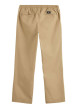 Thumbnail Pantalon chino en coton camel uni pourvu d'un cordon de serrage - Image 2