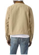 Thumbnail Blouson en coton sable uni avec une coupe droite et un col chemise - Image 4