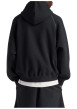 Thumbnail Sweat noir imprimé logo avec une coupe droite et un col à capuche - Image 3