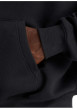 Thumbnail Sweat noir imprimé logo avec une coupe droite et un col à capuche - Image 5