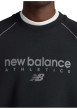 Thumbnail Sweat noir imprimé logo avec une coupe droite et un col rond - Image 5