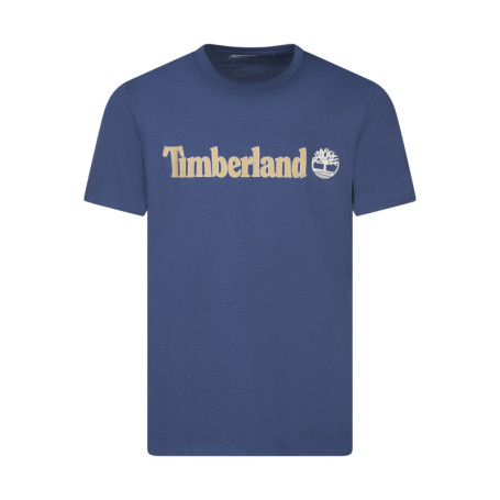 T-shirt en coton indigo uni avec une coupe...