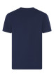 Thumbnail T-shirt en coton marine imprimé avec une coupe droite et un col rond - Image 2