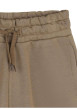 Thumbnail Short jogging en coton taupe à coupe ajustée pourvu d'une taille élastiquée - Image 3