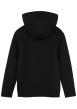 Thumbnail Sweat zippé en coton noir à coupe ajustée pourvu d'un col à capuche - Image 2