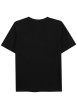 Thumbnail T-shirt en coton noir à coupe droite pourvu du nom de la marque - Image 2