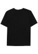 Thumbnail T-shirt en coton noir à coupe droite pourvu du nom de la marque - Image 2