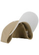 Thumbnail Casquette en coton beige pourvue du nom de la marque à l'avant - Image 4