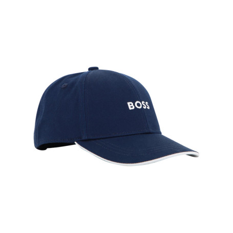 Casquette en coton marine pourvue du nom de la...