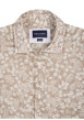 Thumbnail Chemise en coton beige avec des motifs floraux à coupe droite - Image 2
