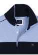 Thumbnail Polo en coton bleu avec une coupe droite et un col à revers avec boutons - Image 2