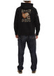 Thumbnail Blouson en jean en coton noir uni à coupe droite avec capuche - Image 6