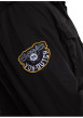 Thumbnail Blouson en jean en coton noir uni à coupe droite avec capuche - Image 8