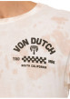 Thumbnail T-shirt en coton beige imprimé avec une coupe droite et un col rond - Image 5