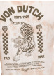 Thumbnail T-shirt en coton beige imprimé avec une coupe droite et un col rond - Image 6