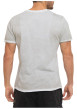Thumbnail T-shirt en coton gris imprimé avec une coupe droite et un col rond - Image 2