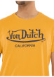 Thumbnail T-shirt en coton jaune imprimé avec une coupe droite et un col rond - Image 3