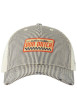 Thumbnail Casquette grise à rayures avec une fermeture snapback et un bouton de couronne - Image 2