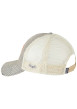 Thumbnail Casquette grise à rayures avec une fermeture snapback et un bouton de couronne - Image 3