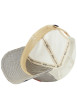 Thumbnail Casquette grise à rayures avec une fermeture snapback et un bouton de couronne - Image 5