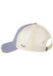 Thumbnail Casquette bleue unie avec une partie de la couronne en filet - Image 3