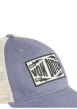 Thumbnail Casquette bleue unie avec une partie de la couronne en filet - Image 4
