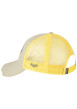Thumbnail Casquette jaune unie avec une visière effet usé et un patch de la marque brodé - Image 3
