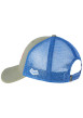 Thumbnail Casquette bleue unie avec une partie de la couronne en filet - Image 3