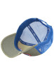Thumbnail Casquette bleue unie avec une partie de la couronne en filet - Image 5