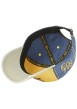 Thumbnail Casquette en coton jaune uni avec un effet usé sur la visière - Image 5