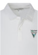 Thumbnail Polo en coton blanc à coupe ajustée pourvu d'un col boutonné - Image 3
