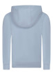 Thumbnail Sweat en coton bleu clair à coupe droite pourvu d'un col à capuche - Image 2