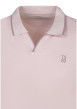 Thumbnail Polo en coton rose à coupe droite pourvu d'un col à revers épais - Image 3