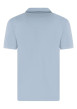 Thumbnail Polo en coton bleu à coupe droite pourvu d'un col à revers épais - Image 2