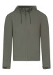 Thumbnail Blouson vert à coupe ajustée pourvu d'un col à capuche avec cordon de serrage