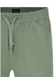 Thumbnail Pantalon Milak en coton vert à coupe droite pourvu d'une taille élastiquée - Image 3