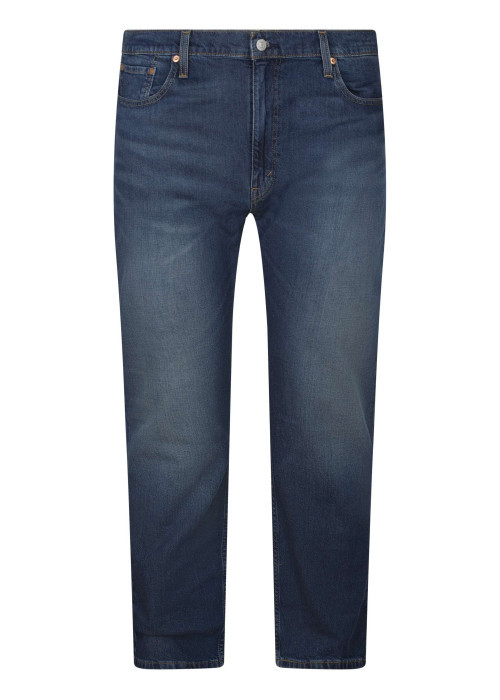 Jean 502 Taper B&T en coton indigo uni avec une coupe droite