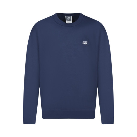 Sweat marine uni avec une coupe droite et des...