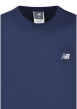Thumbnail Sweat marine uni avec une coupe droite et des manches longues - Image 3