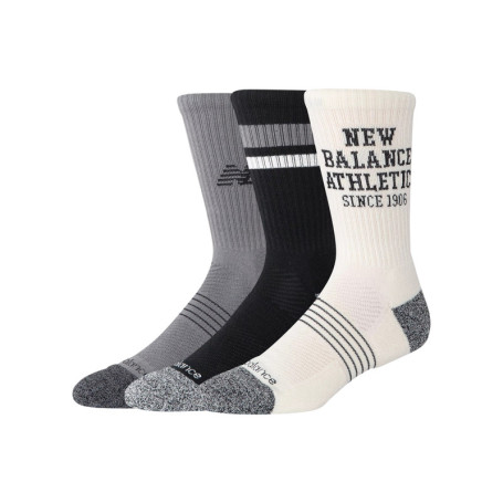 Lot de 3 paires de chaussettes grises unies...