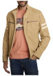 Thumbnail Blouson sable uni avec une coupe droite et des poches zippées - Image 8