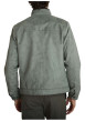 Thumbnail Blouson vert d'eau uni avec une coupe droite et un col montant - Image 3