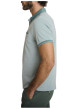 Thumbnail Polo en coton vert uni avec une coupe droite et une poche passepoilée à l'avant - Image 5